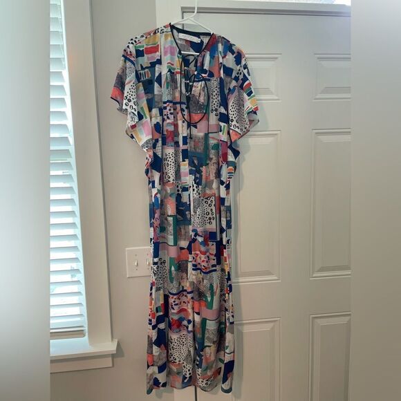 NWT Hunter Bell Patchwork Maxi Dress - Picture 1 of 6